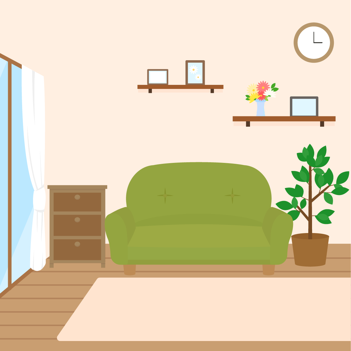 部屋の設備について
