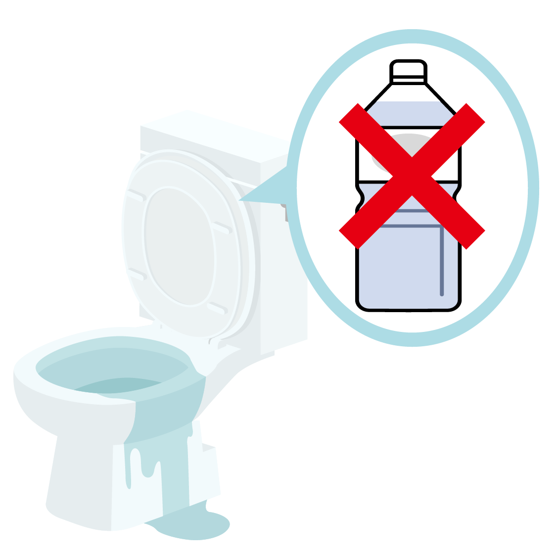 トイレのタンク内に節水のためペットボトルを入れるのはなぜダメなのですか？