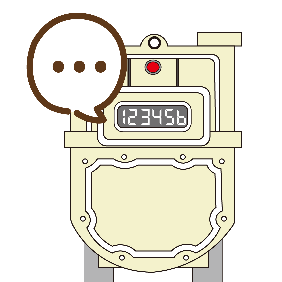 ガスメーターが止まっていませんか？